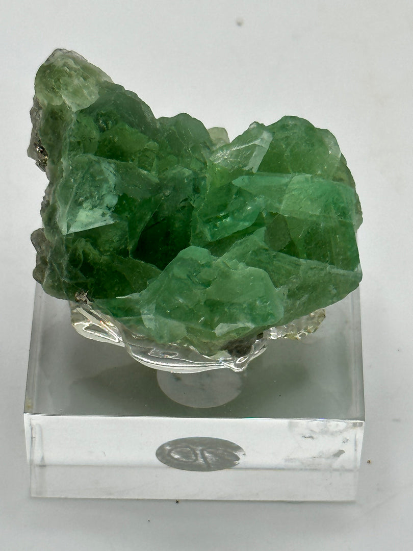 Emerald Fluorite + Jordanite PERU Mine Atacocha