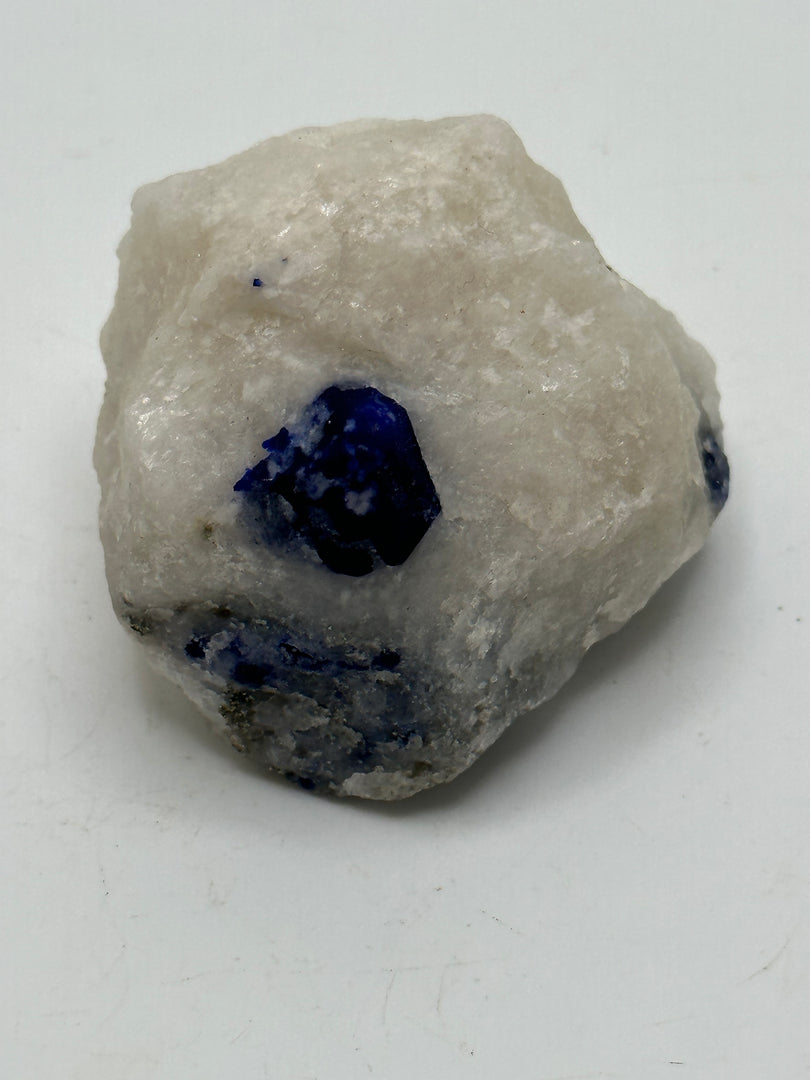 Lapis Pakistan ‘Lazurite’ on Calcite from Afghanistan