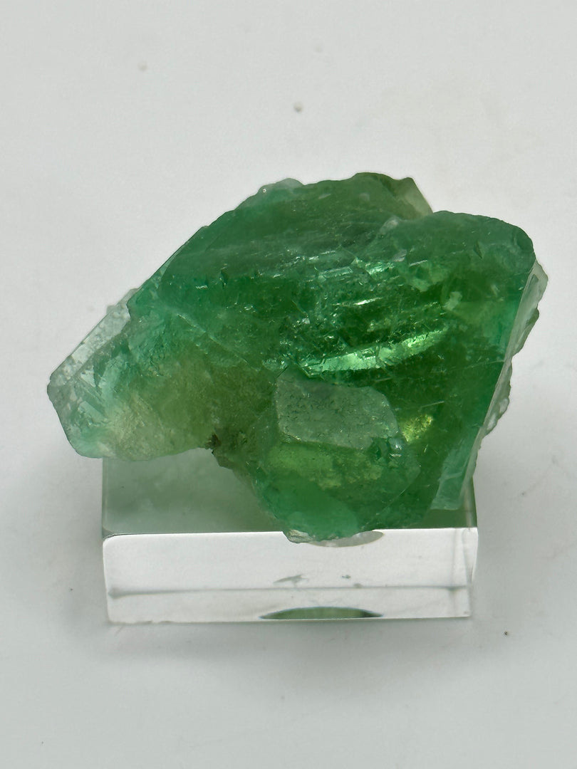 Emerald Fluorite + Jordanite PERU Mine Atacocha