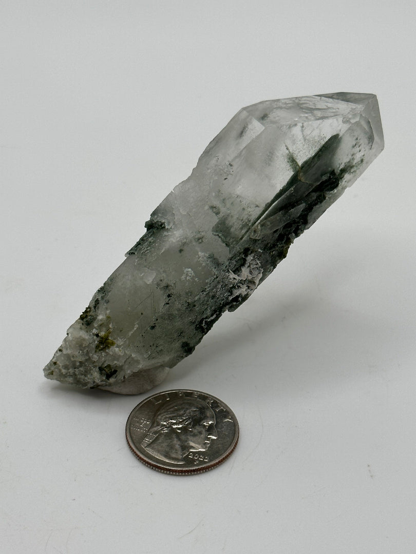 Himalayan Quartz with green Chlorite or red Iron