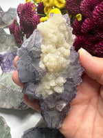 Load image into Gallery viewer, Fluorite with Purple Edges from Qinglong Mine, Guizhou, China  (QR Fluorite)